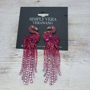 Simply Vera Vera Wang Stone Flamingo Earrings